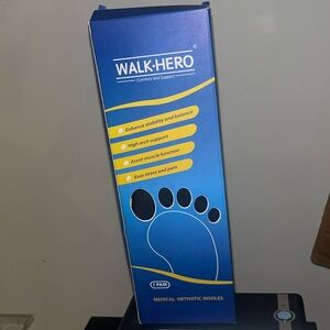 Walk Hero Comfort And Support Medical Orthotic Insole Shoe Inserts